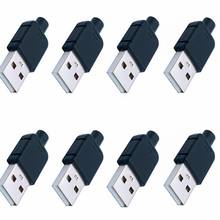 10 Sets DIY USB 2.0 Connector Plug A Type Male 4 Pin Assembly Adapter Socket Solder Type Black Plastic Shell For Data Connection 2024 - buy cheap