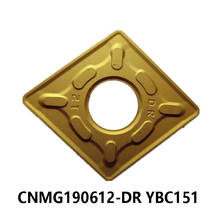 CNMG190612-DR Original YBC151 CNMG 190612 CNMG19, insertos de carburo, cortador de torno CNC, corte 2024 - compra barato