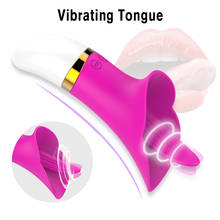 Silicone Tongue Vibrators for Women Vibrating Egg G-spot Massage Oral Licking Clitoris Stimulator Adult Sex Toys for Woman 2024 - buy cheap