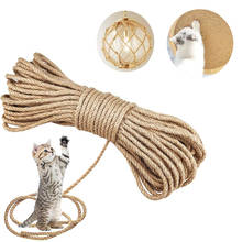 Natural Sisal Rope Cat Tree Scratching Post Toy Replace Cat Towers Garden Bundling Household DIY Crafts Decoration 2024 - buy cheap
