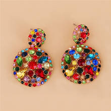 JURAN Brand Fashion Jewelry Charm Drop Dangle Earrings For Women Bohemian Wedding Party Jewelry Wholesale Crystal Christmas Gift 2024 - buy cheap