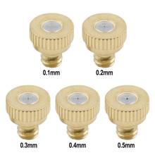 0.1mm/0.2/mm/0.3mm/0.4mm/0.5mm Brass Atomizing Lawn Mist Sprinkler Gardening Spray Nozzle Cooling Humidifying Cooling Nozzle 2024 - buy cheap