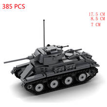 hot military WWII technices war weapon Soviet Army BT-7 Heavy tank vehicles equipment Building Blocks model bricks toys for gift 2024 - buy cheap