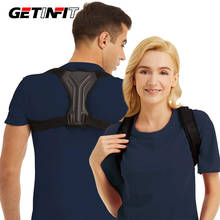Geinfit-Corrector de postura para espalda, soporte de postura ajustable para la parte superior de la espalda, hombros, alivio del dolor, entrenador de postura de la columna vertebral 2024 - compra barato