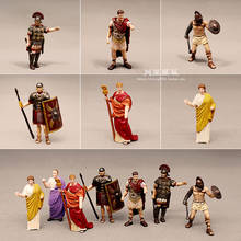 Boneco miniatura cavaleiro medieval romano, cavaleiro dos guerreiros aspartanos, guarda de cavalaria, soldado pirata, figura de ação, ornamentos, modelo de brinquedo 2024 - compre barato