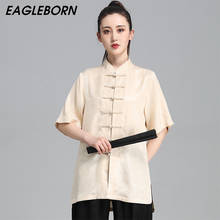 Традиционная китайская одежда для женщин, форма Тай Чи, китайская одежда для женщин, Комплект футболок, форма кунг-фу, одежда Тай Чи 2024 - купить недорого