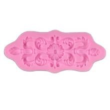 Molde de encaje con relieve estilo europeo de Little Daisy, moldes para pastel con borde de pasta de azúcar, molde de Chocolate y jabón para hornear en la cocina D497 2024 - compra barato