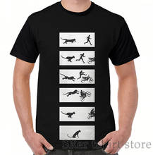 Camiseta estampa gráfica engraçada masculina e feminina, camiseta para homens e mulheres, gola redonda, manga curta, casual 2024 - compre barato