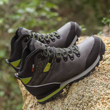 2020 Весенняя Водонепроницаемая походная обувь для мужчин, нескользящая обувь для альпинизма, уличные походные ботинки для мужчин, охотничьи треккинговые кроссовки для мужчин 2024 - купить недорого