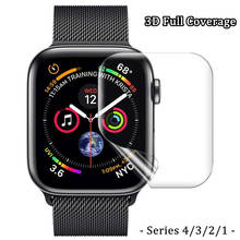 Película suave de hidrogel de cobertura completa para iwatch Apple Watch Series 1/2/3/4/5, Protector de pantalla de 38mm, 42mm, 40mm y 44mm (no de vidrio) 2024 - compra barato