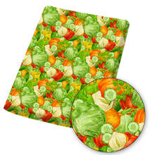 Vegetables Fruits Series Polyester Cotton Fabric for Tissue Kids Sewing Quilting Fabrics Needlework Material DIY Handmade 2024 - buy cheap