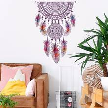 Bohemia Dreamcatcher Wall Stickers for Kitchen Living room Bedroom Kids room Background Diy Removable Art Decals Home Decor 2024 - buy cheap