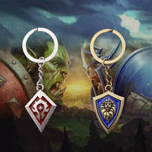 Бесплатная доставка Wow World Of брелок для ключей Warcraft The Alliance с этническим флагом, брелок для ключей для женщин и мужчин, Подарочный аксессуар для автомобиля 2024 - купить недорого