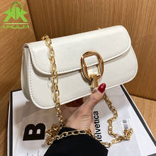 Fashion Lady Underarm Bag Summer New High-quality Pu Leather Solid Color Handbag Luxury Designer Chain Shoulder Messenger Bags 2024 - buy cheap