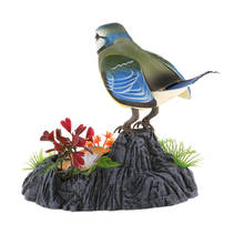 Chirping Bird Toys красочная звуковая активация имитация пения Воробей птица Рождественское украшение для дома 2024 - купить недорого