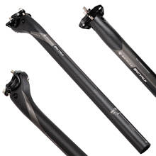 3K Carbon Fiber Bicycle Carbon Seat Tube Tube 27.2/30.8/31.6mmMTB/ Road Bicycle Carbon Fiber Seat Tube 350/400mm 2024 - buy cheap