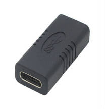 10 Гбит/с USB C адаптер Женский Тип C адаптер прямой маленький USB-C адаптер USB 3,1 Type-C разъем конвертер 24Pin 2024 - купить недорого