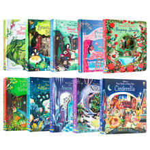 10 Books/set Usborne Books Peep Inside Classic Fairy Tale English Educational 3D Flap Picture Story Reading Book Children Baby 2024 - buy cheap