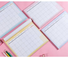 54 Sheets Agenda 2020 2021 Kawaii Notebook A4 Daily Journal Weekly Monthly Planner School Supplies Stationery Organizer Schedule 2024 - buy cheap