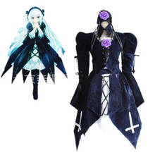 Disfraz de Anime de alta calidad para mujer, traje de Anime, Rozen Maiden Mercury Lamp Sui gin tou Lolita, Top, falda y cuello 2024 - compra barato