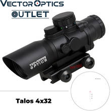 Vector Optics Talos 4x32 Tactical Compact Riflescope Prism Sight Tri-Illumination Chevron Ballistic Reticle M4 AR15 .223 Scope 2024 - buy cheap