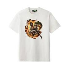 High-Q Unisex Anime Cos Cotton T-Shirt Tee T Shirt Attack on Titan Eren Mikasa Ackerman Armin Arlert Casual T-Shirt Tee T Shirt 2024 - buy cheap