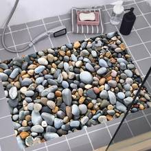 1PC 3D Wall Stickers Cobblestone Anti-skid Floor Stickers Anti-skid Pebbles Floor Stickers Waterproof Bathroom Floor Decoration 2024 - buy cheap