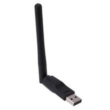 Miniadaptador Wifi USB de 150Mbps, antena de 2dB para PC, receptor Wifi USB, tarjeta de red inalámbrica, receptor Wifi USB, tarjeta de red Ethernet 2024 - compra barato