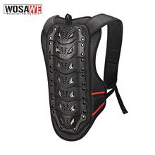 WOSAWE Motorcycle Armor Vest Spine Chest Back Protector Body Armor Motocross Protective Gears Moto Vest Skateboard Skiing Jacket 2024 - buy cheap