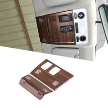 ABS Car Roof Reading Light Cover Frame Trim  For BMW X1 E84 2011-2015 Pine Wood Grain  Car Accessories 2 Pcs 2024 - buy cheap