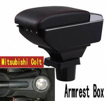 For Mitsubishi Colt armrest box central Store content box with cup holder ashtray USB Colt armrests box 2024 - buy cheap