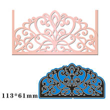 Cutting Dies Flower Lace Metal And Stamps Stencil For DIY Scrapbooking Photo Album Embossing Paper Card 113*61mm 2024 - buy cheap