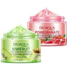 120g  Bioaqua Sleeping Mask No-Wash Pomegranate Kiwif Fruit Face Masks Skin Care For Moisturizing Soothing Repair Night Cream 2024 - buy cheap