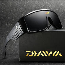 Мужские солнцезащитные очки Daiwa, солнцезащитные очки для рыбалки в европейском и американском ретро стиле, спортивные солнцезащитные очки, модные дикие очки, 2020 2024 - купить недорого