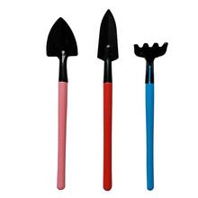 Инструмент садовый цветной с деревянной ручкой, 1 комплект 2024 - купить недорого