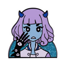 Eyes Deomon Girl Badge Cute Devil Brooch Humans are to be protected and saved...I will never hurt them. 2024 - buy cheap