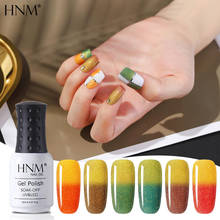 HNM-esmalte en Gel semipermanente para uñas, laca de uñas semipermanente con luz LED UV, cambia la temperatura, 8ML 2024 - compra barato
