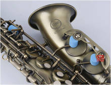 KUNO KAS-902-saxofón Alto de serie Retro, instrumento Musical de latón plano Eb Tune E, superficie de cobre antiguo, con funda de boquilla 2024 - compra barato