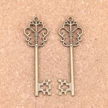 28pcs Charms vintage skeleton chest key 58mm Antique Pendants,Vintage Bronze Jewelry,DIY for bracelet necklace 2024 - buy cheap