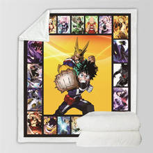 My Hero Academia Blanket Soft Bedding Sheet Sofa Cover Throw Nap Plush Travel Picnic Home For Adults Kids 2024 - buy cheap