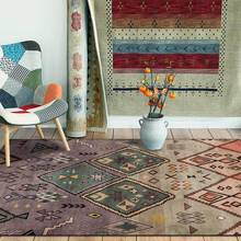 Geometry Carpet Persian Retro Morocco Anti-Skid Jacquard Carpets for Living Room Bedroom Floor Mats Non-Slip Area Rugs Absorbent 2024 - buy cheap