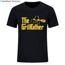 Men's T Shirt Fashion Funny The Grillfather Chef Grill Tee Shirt Cotton Short Sleeve T-Shirt New harajuku men clothing 2024 - buy cheap