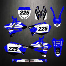 Free Customized Stickers Graphics Backgrounds Decals For YAMAHA YZ125 YZ250 YZ125/250 YZ 2002-2007 2008 2009 2010 2011 2012-2014 2024 - buy cheap