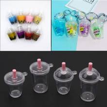 10Pcs Mini Frappuccino Cup Coffee Cup Dollhouse Miniature Simulation Plastic Cake Ice Cream Cups Keychain Jewelry Making Tool 2024 - buy cheap