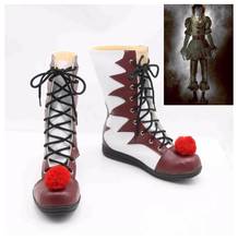 Stephen King's It Clown Pennywise boots Clown shoes Halloween party cosplay 2024 - buy cheap