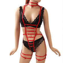 Arnés Sexy para mujer, lencería erótica, ropa de Club, arnés de cuerpo completo para mujer, medias de cuerpo gótico, arnés de Bondage, cinturón de tirantes 2024 - compra barato