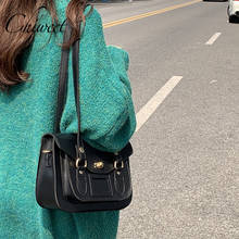 Bolsa de ombro feminina quadrada vintage de luxo, bolsa de mão de couro estilo escolar, bolsa mensageiro com pingente, vintage, 2020 2024 - compre barato