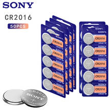 50pcs SONY CR2016 Button Batteries 3V CR 2016 LM2016 BR2016 DL2016 Cell Coin Lithium Battery For Watch Electronic Toy Remote 2024 - buy cheap