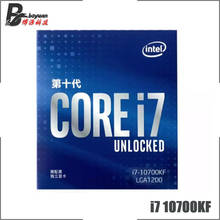 Intel Core i7-10700KF i7 10700KF 3.8 GHzEight-Core 16-Thread CPU Processor L2=2M L3=16M 125W LGA 1200 Sealed but without cooler 2022 - buy cheap