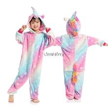 Flannel Warm Pajamas For Girls Pijama Infantil Children Unicorn Sleepwear Boys  Pijama Children Christmas Pyjama Enfant 2024 - buy cheap